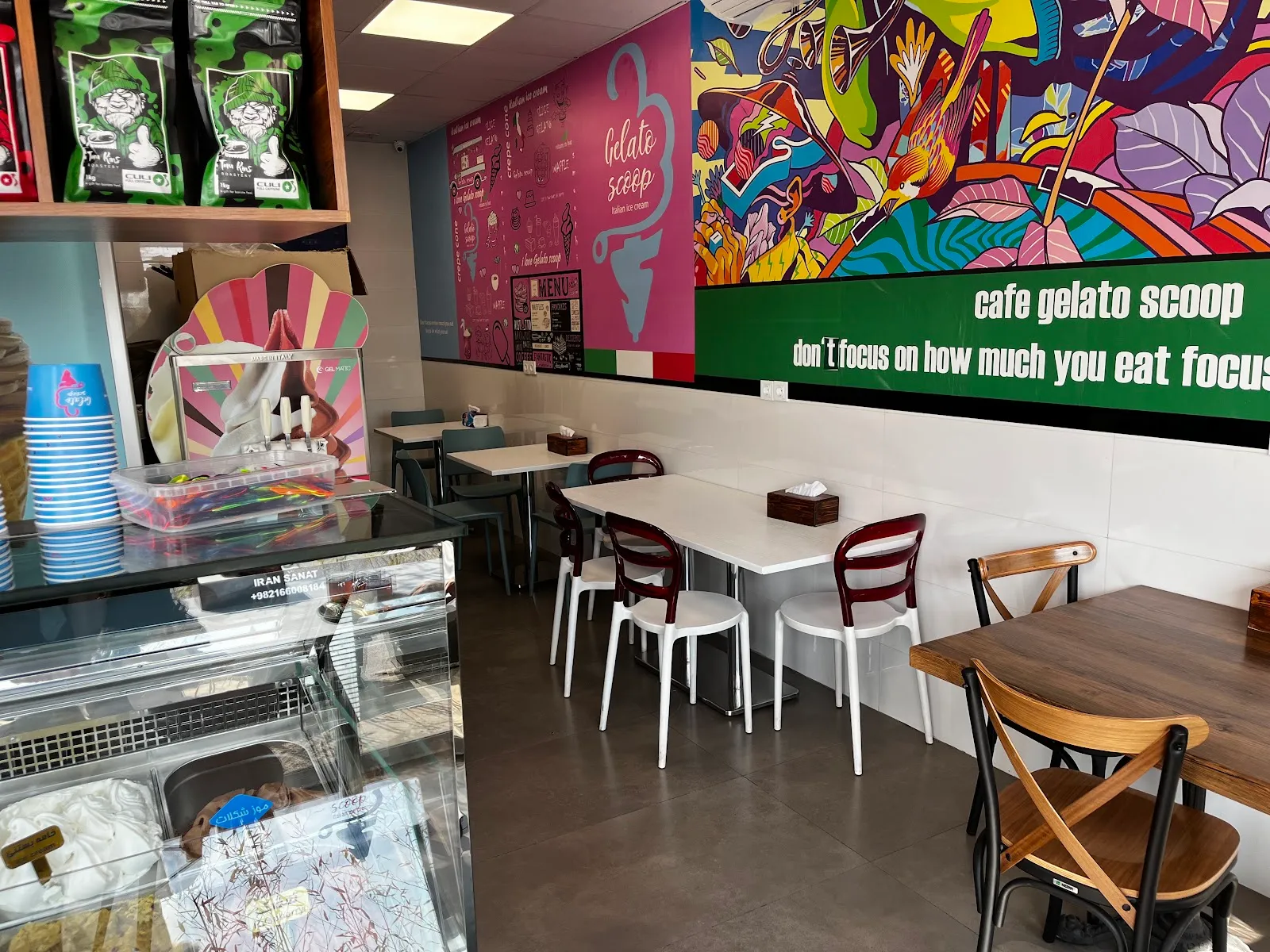 تصویر کافه جلاتو اسکوپ قزوین