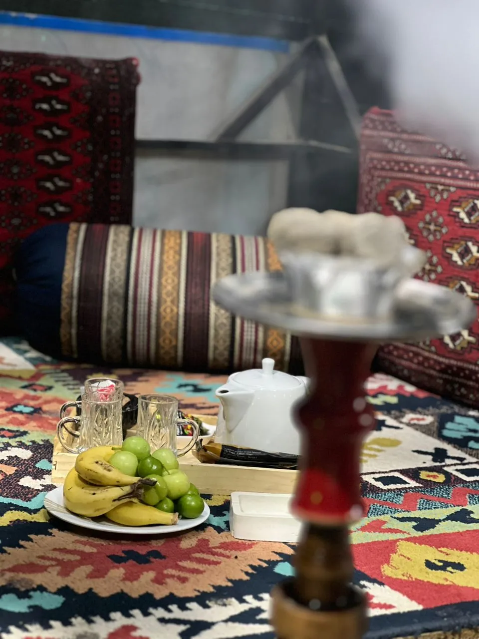 تصویر کافه شمعدونی قزوین
